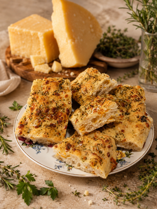Cheese & Herb Bread (x5 Pieces)